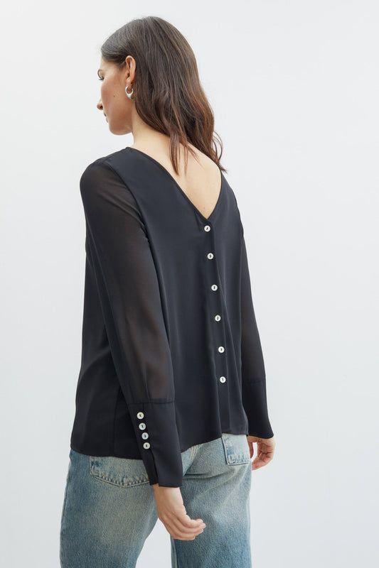 Blusa LAGUNA Black - BIMANI