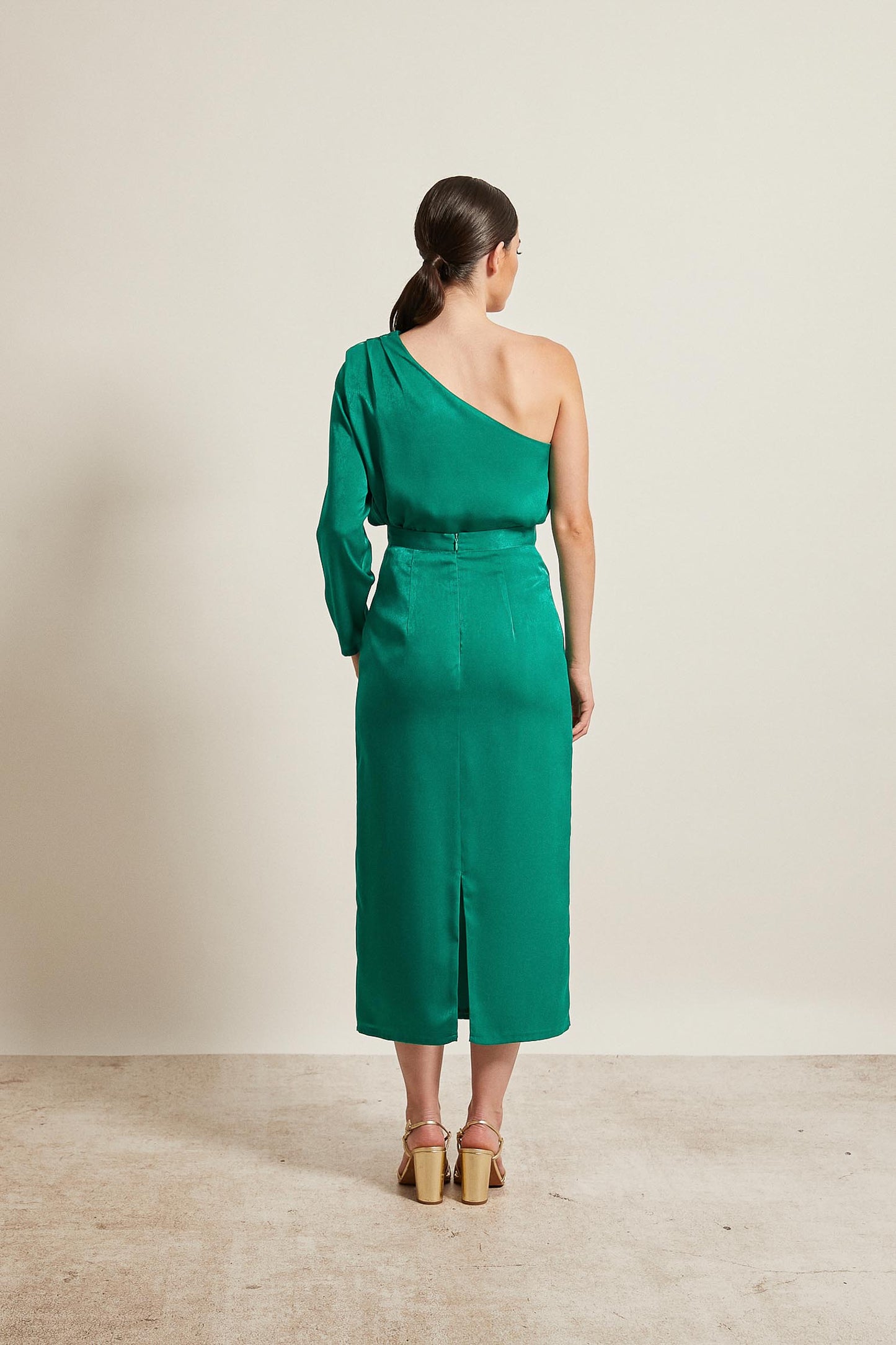 HORST Skirt Satin Emerald
