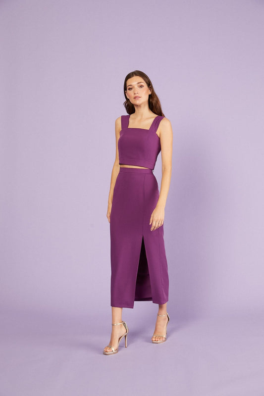 LUCALI Pitahaya Purple Skirt