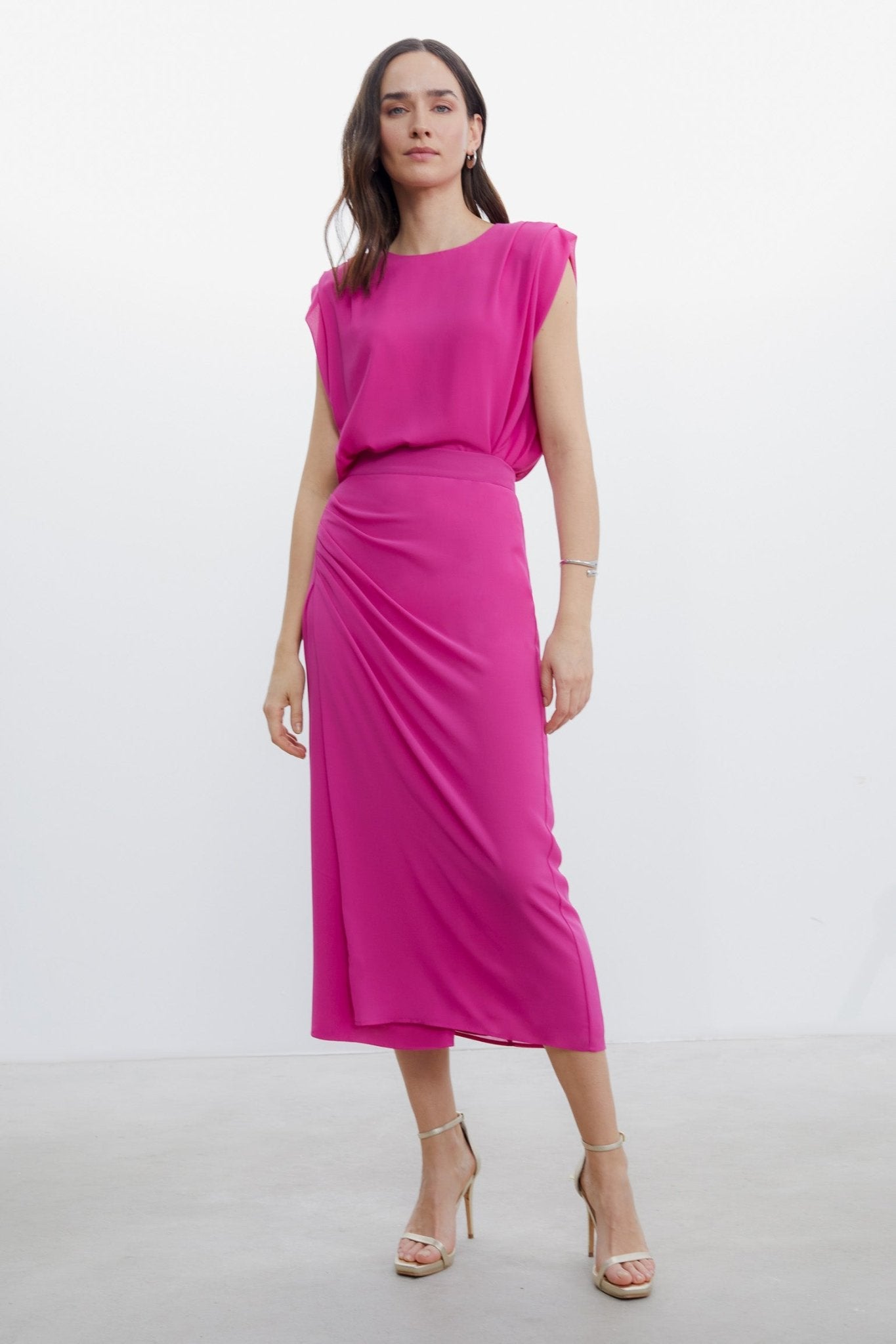 Falda RIGA Magenta - BIMANI