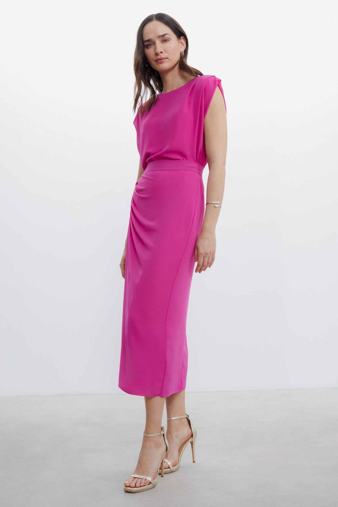 Falda RIGA Magenta - BIMANI