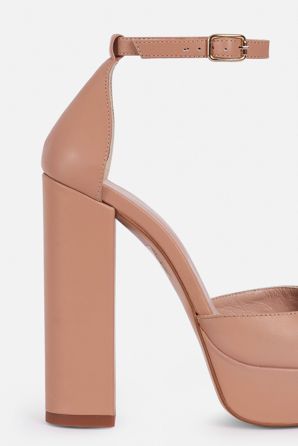 Tall hot sale nude heels