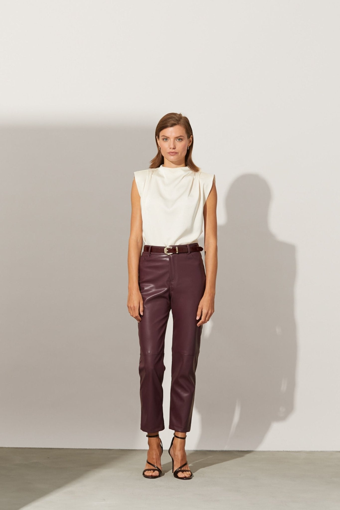 Pantalón MAIDEN Burgundy - BIMANI