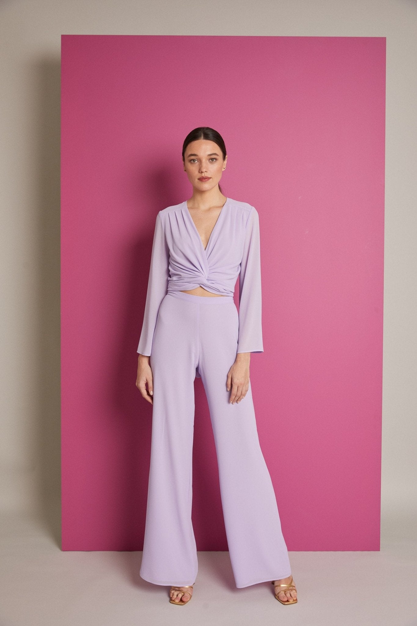 Pantalón OCÉANO Malva Giralda - BIMANI