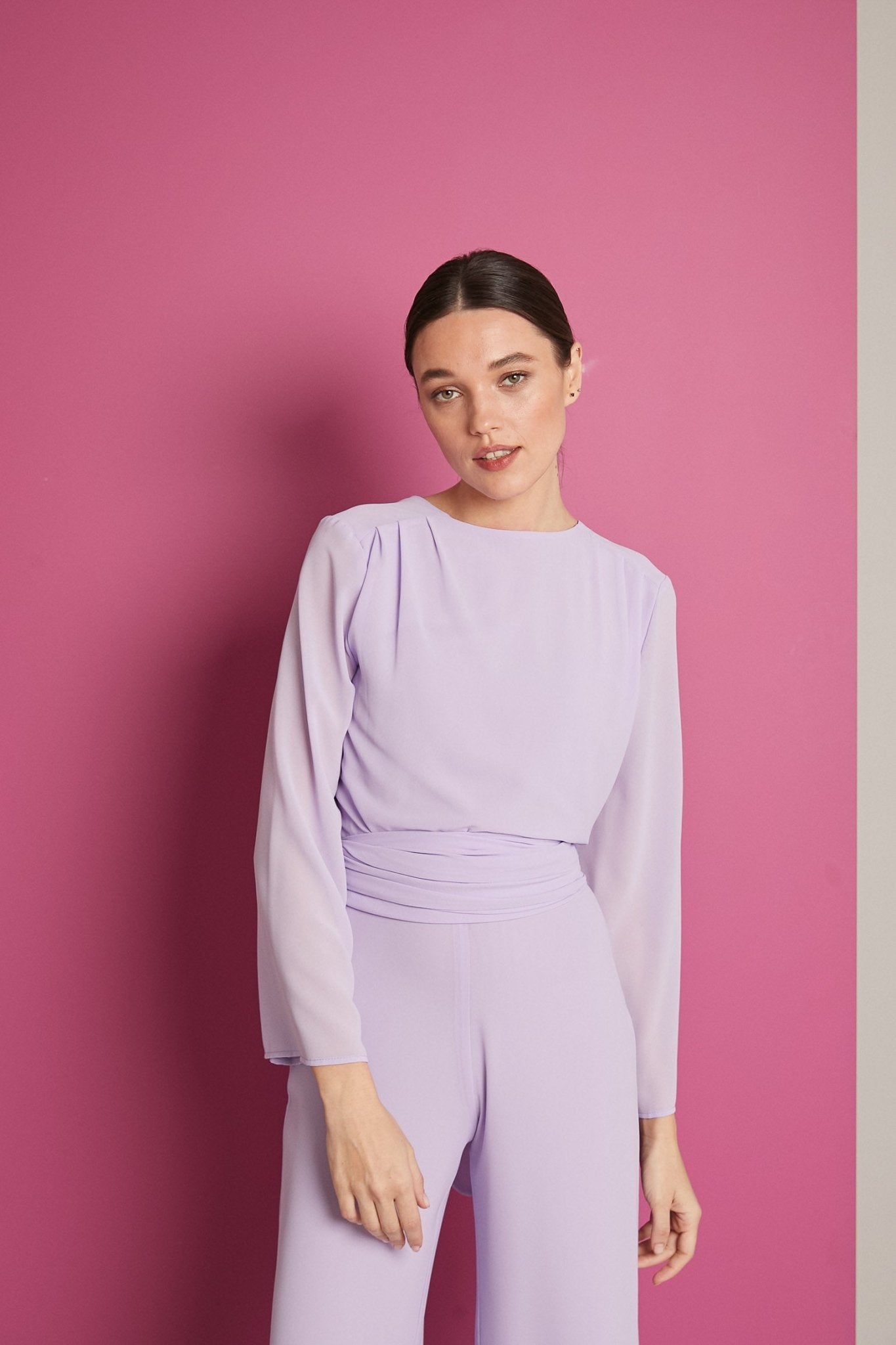 Pantalón OCÉANO Malva Giralda - BIMANI