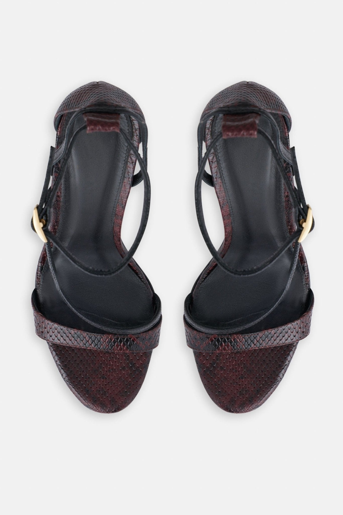 Sandalia COVADONGA Textura Burgundy - BIMANI
