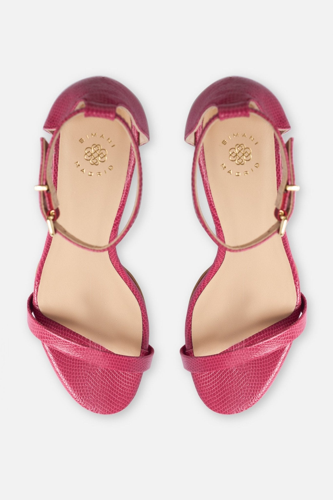 Sandalia OLIVIA Textura Fucsia - BIMANI