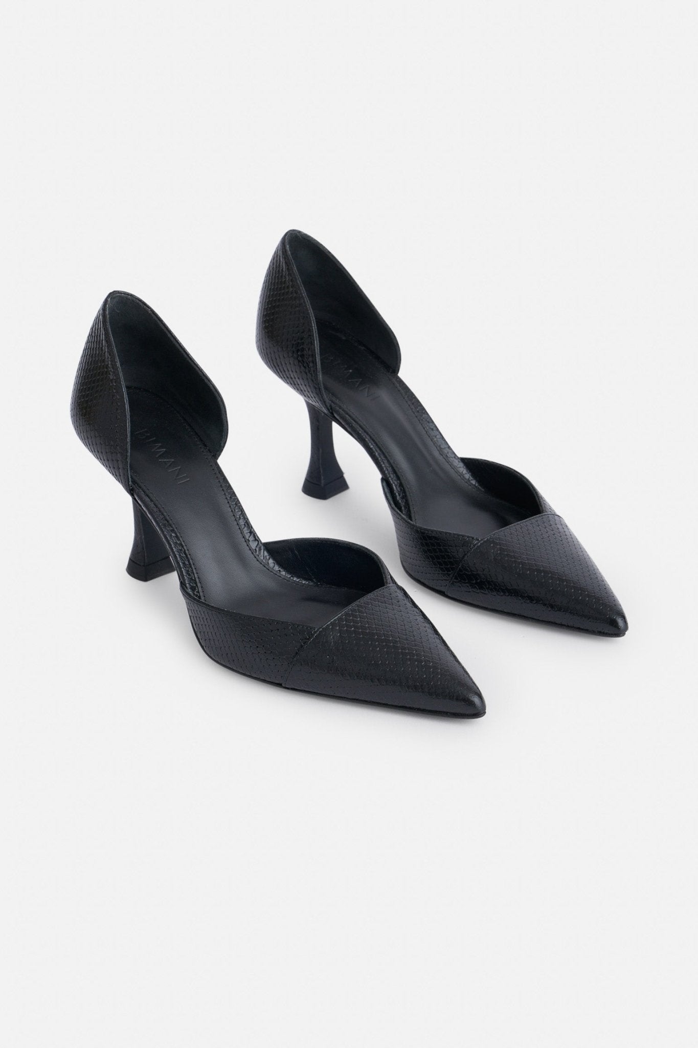 Stiletto JULIA Textura Black - BIMANI