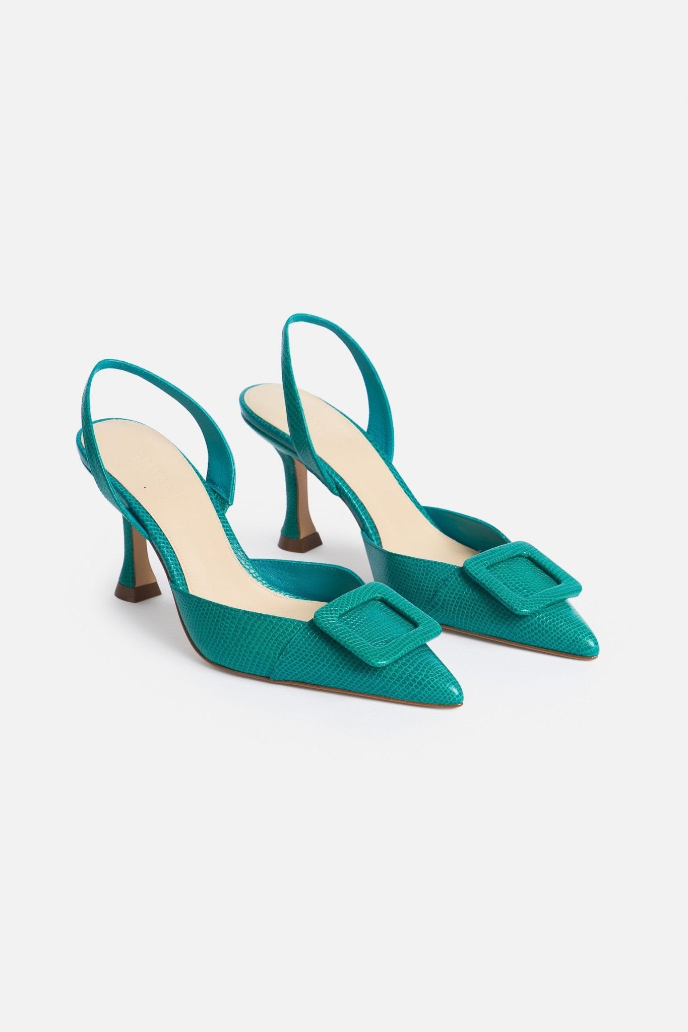 Stiletto NURIA Textura Aguamarina - BIMANI