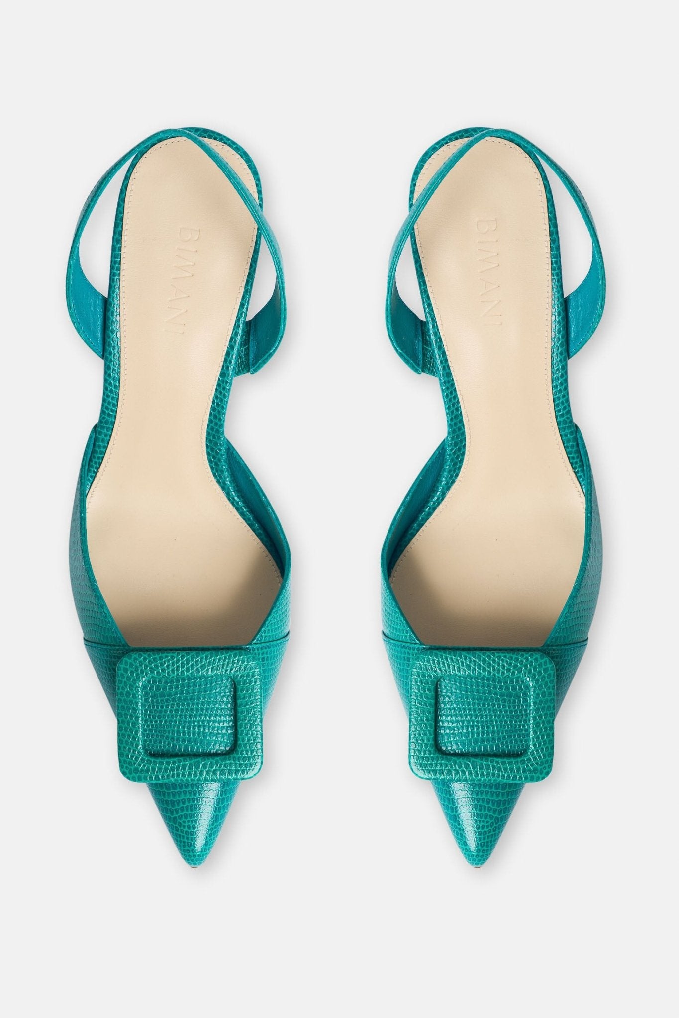 Stiletto NURIA Textura Aguamarina - BIMANI