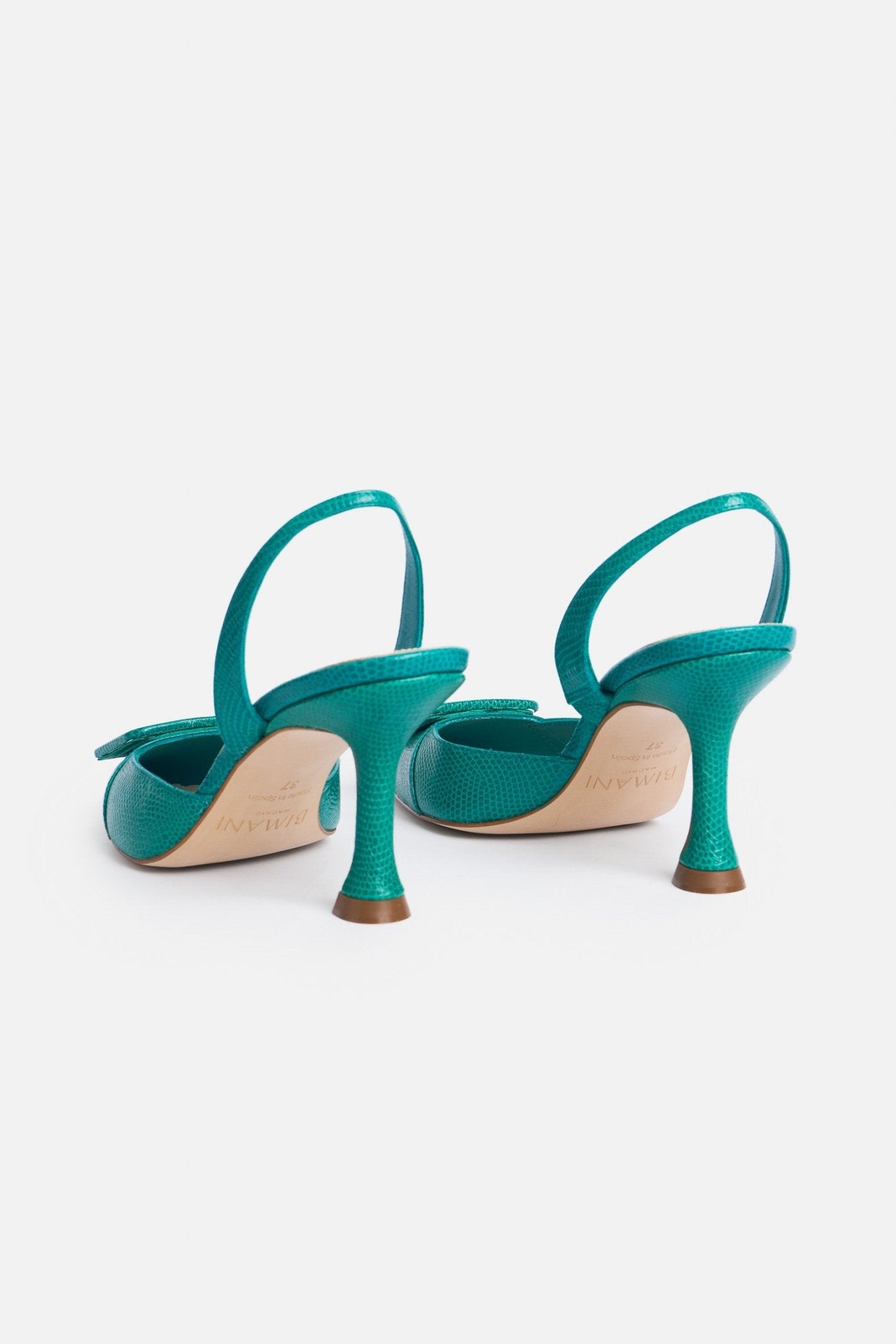 Stiletto NURIA Textura Aguamarina - BIMANI