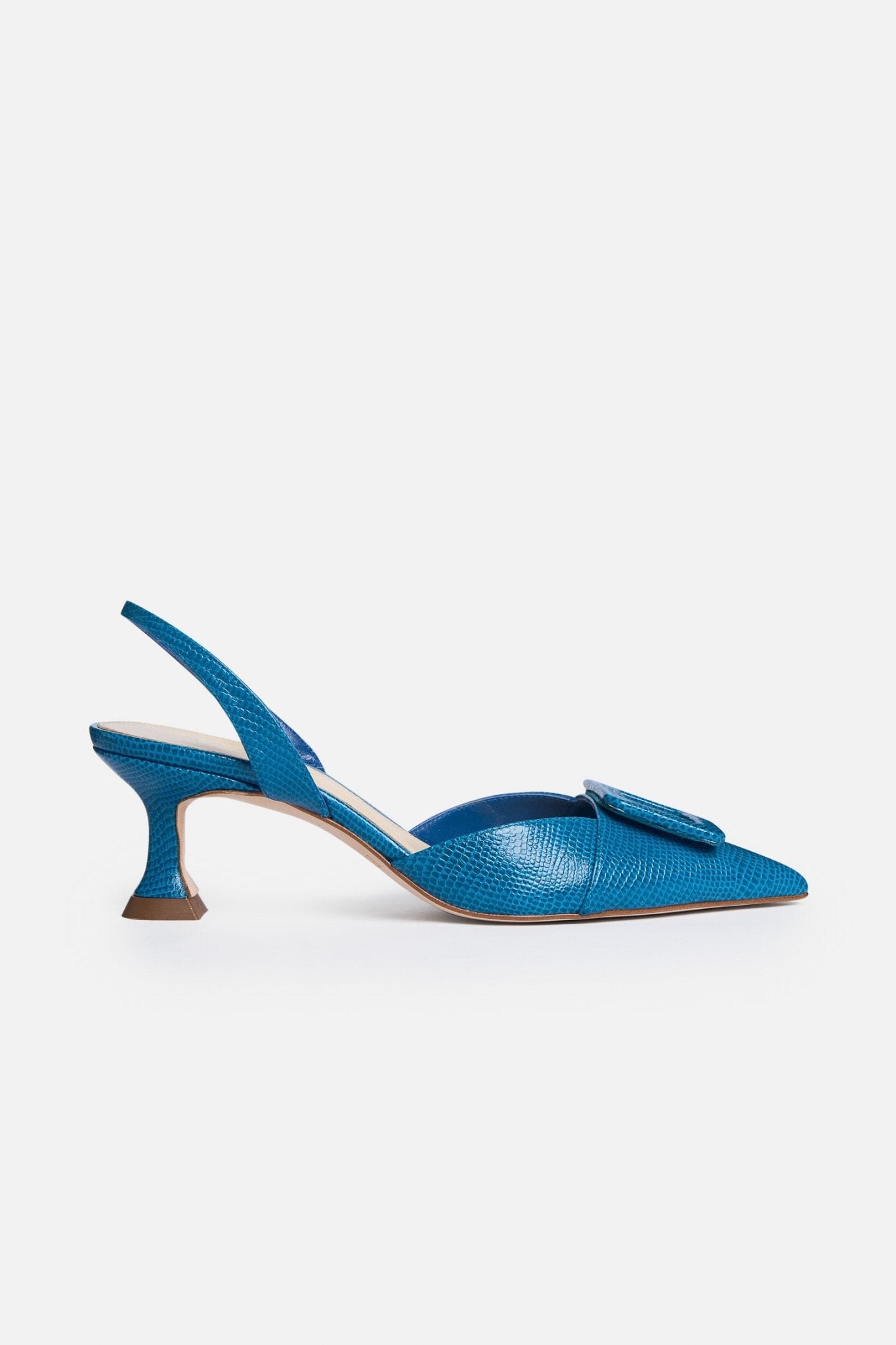 Stiletto NURIA Petite Textura Azul - BIMANI