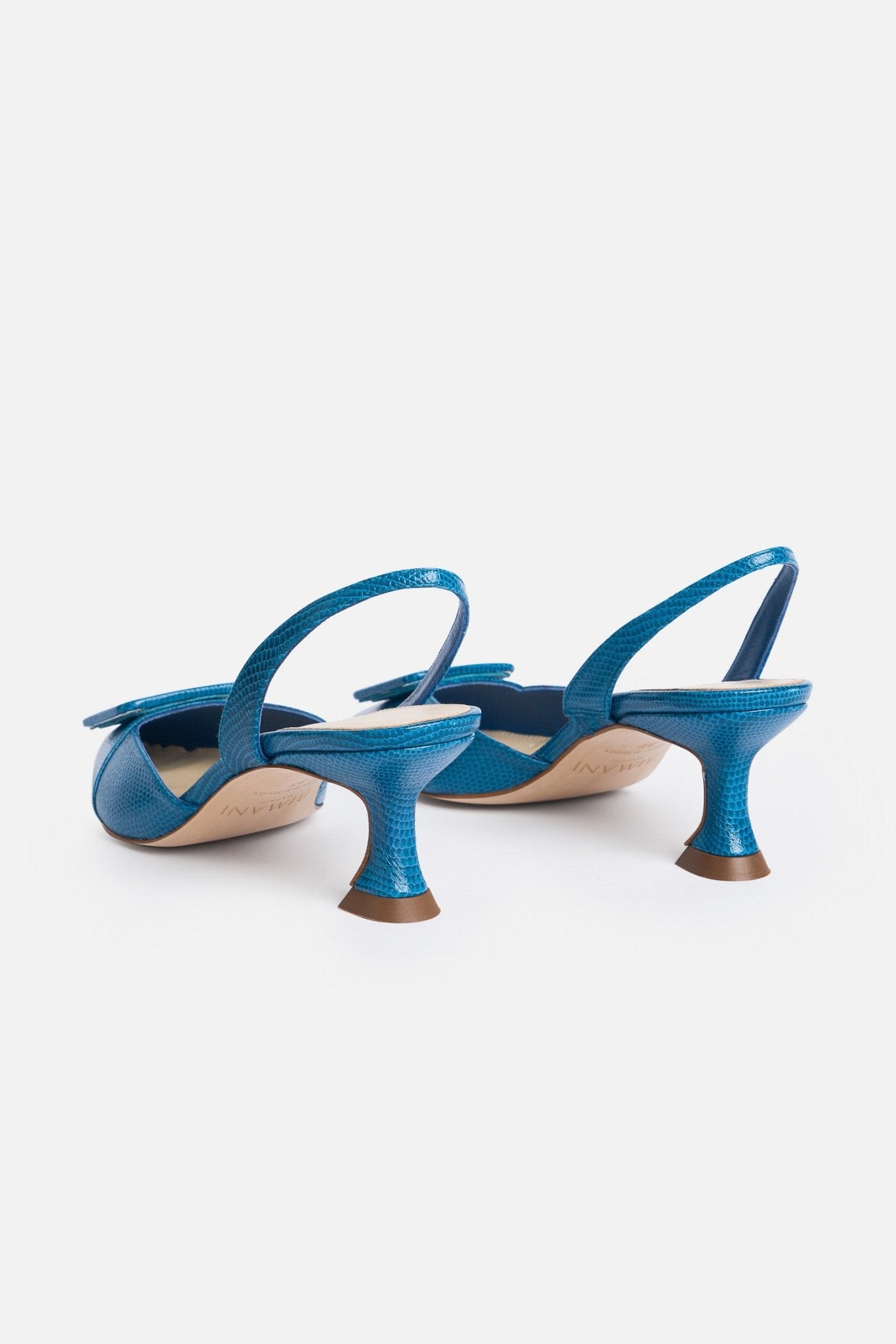 Stiletto NURIA Petite Textura Azul - BIMANI
