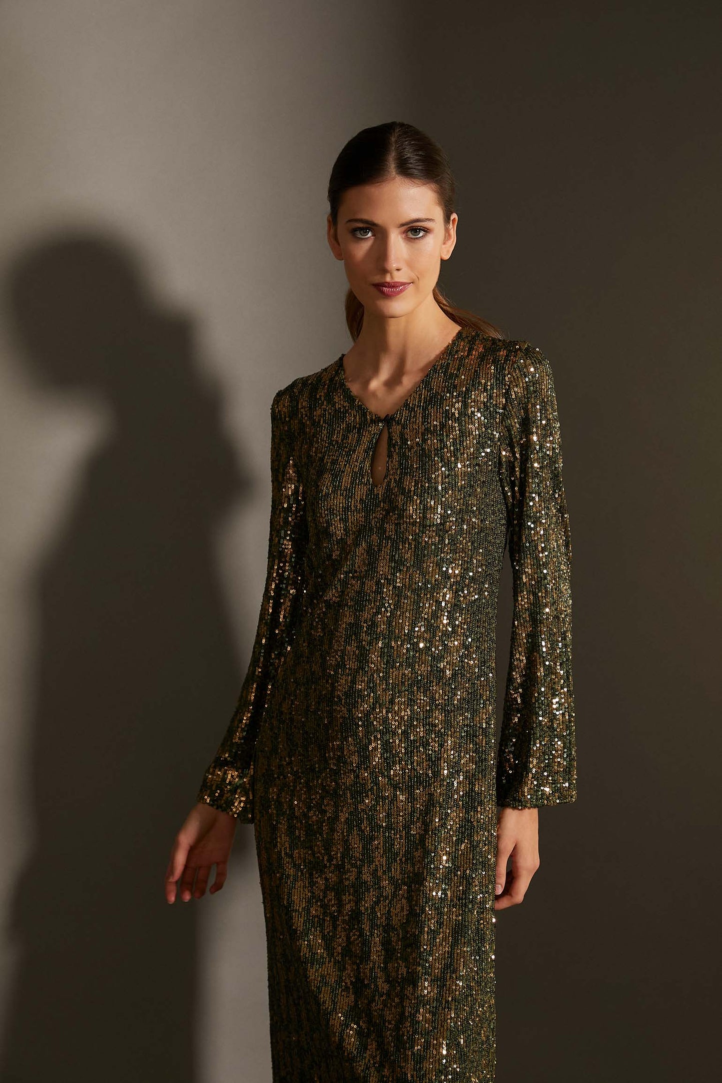 CHER Dress Print Green