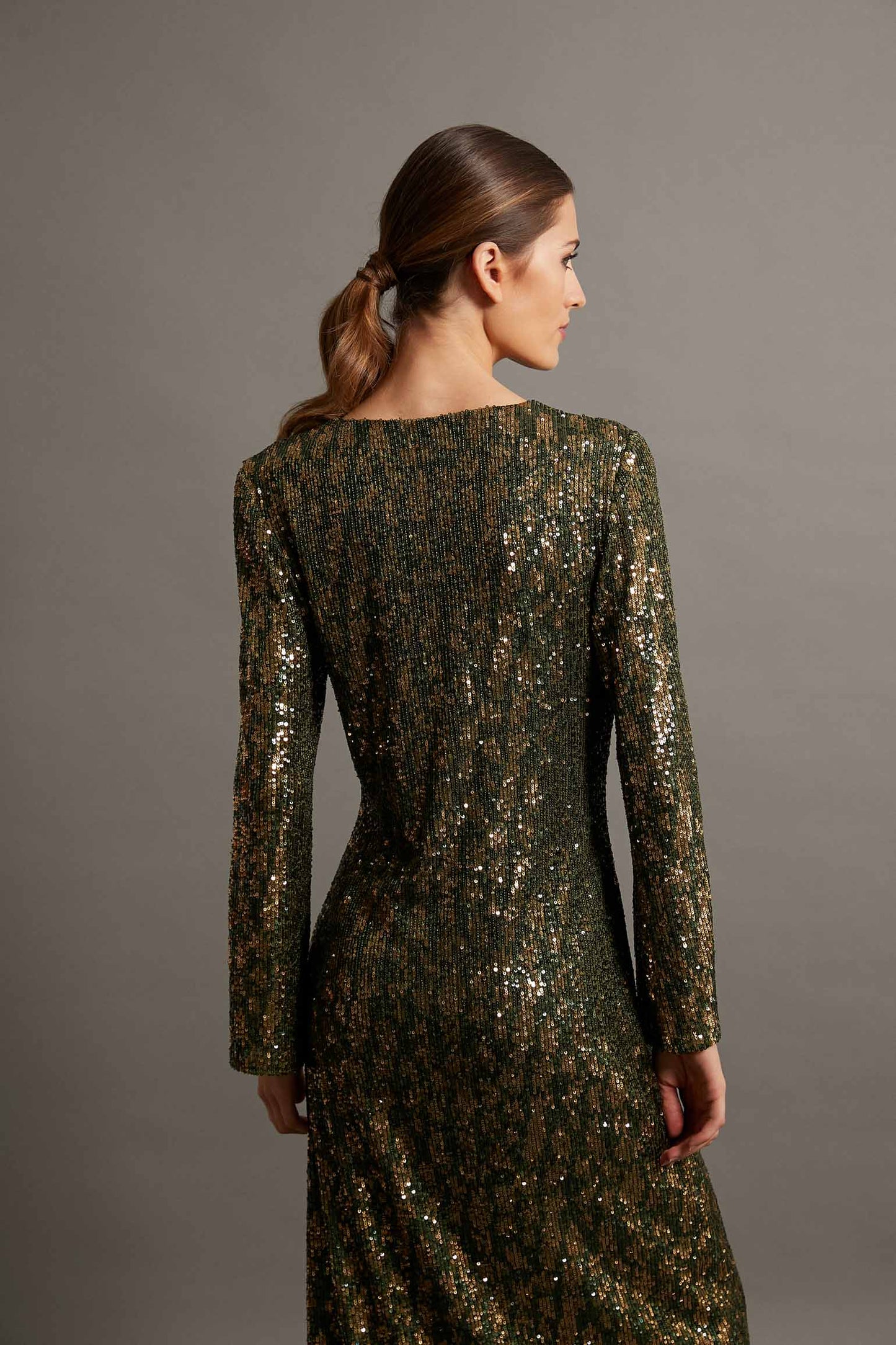 CHER Dress Print Green