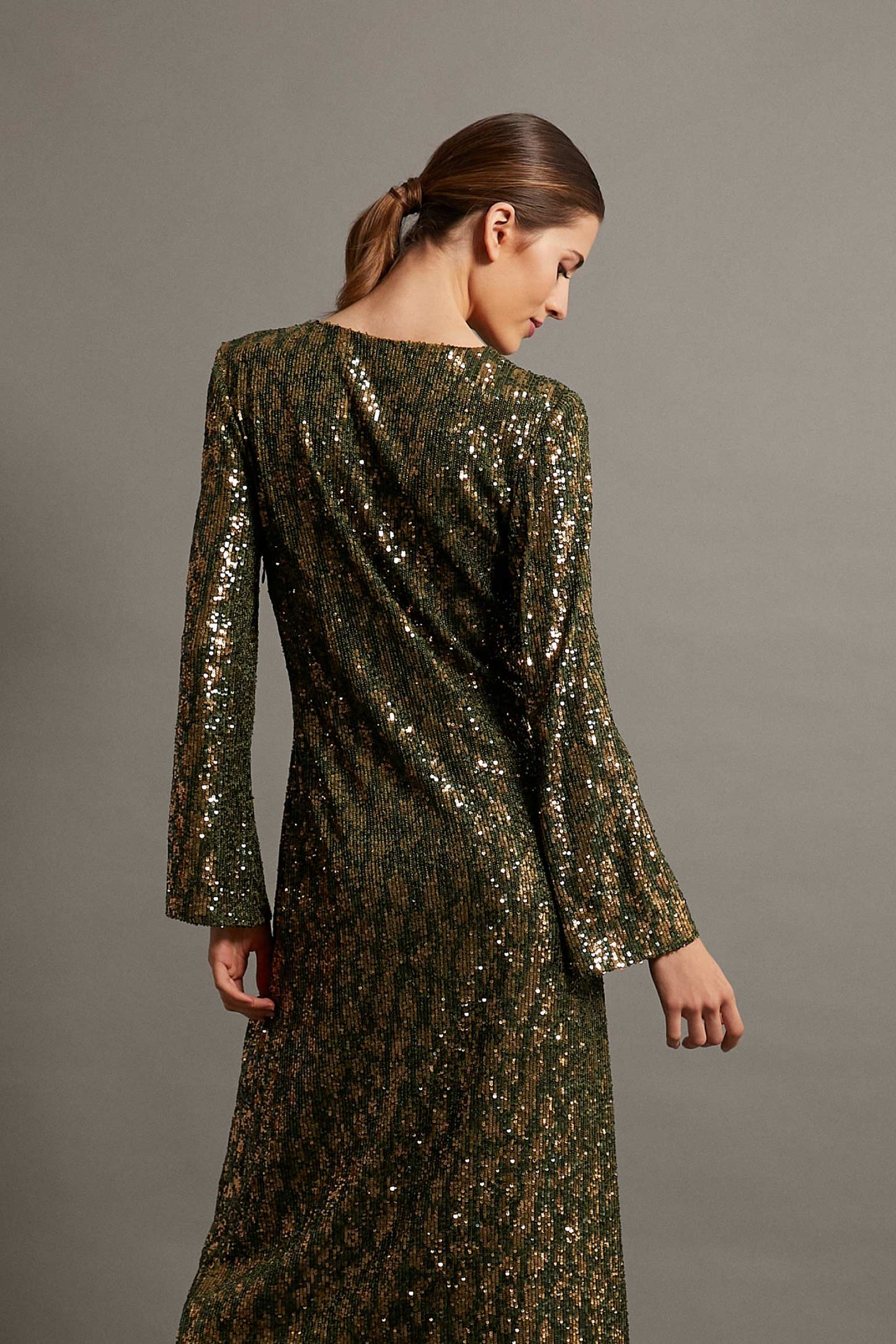 CHER Dress Print Green