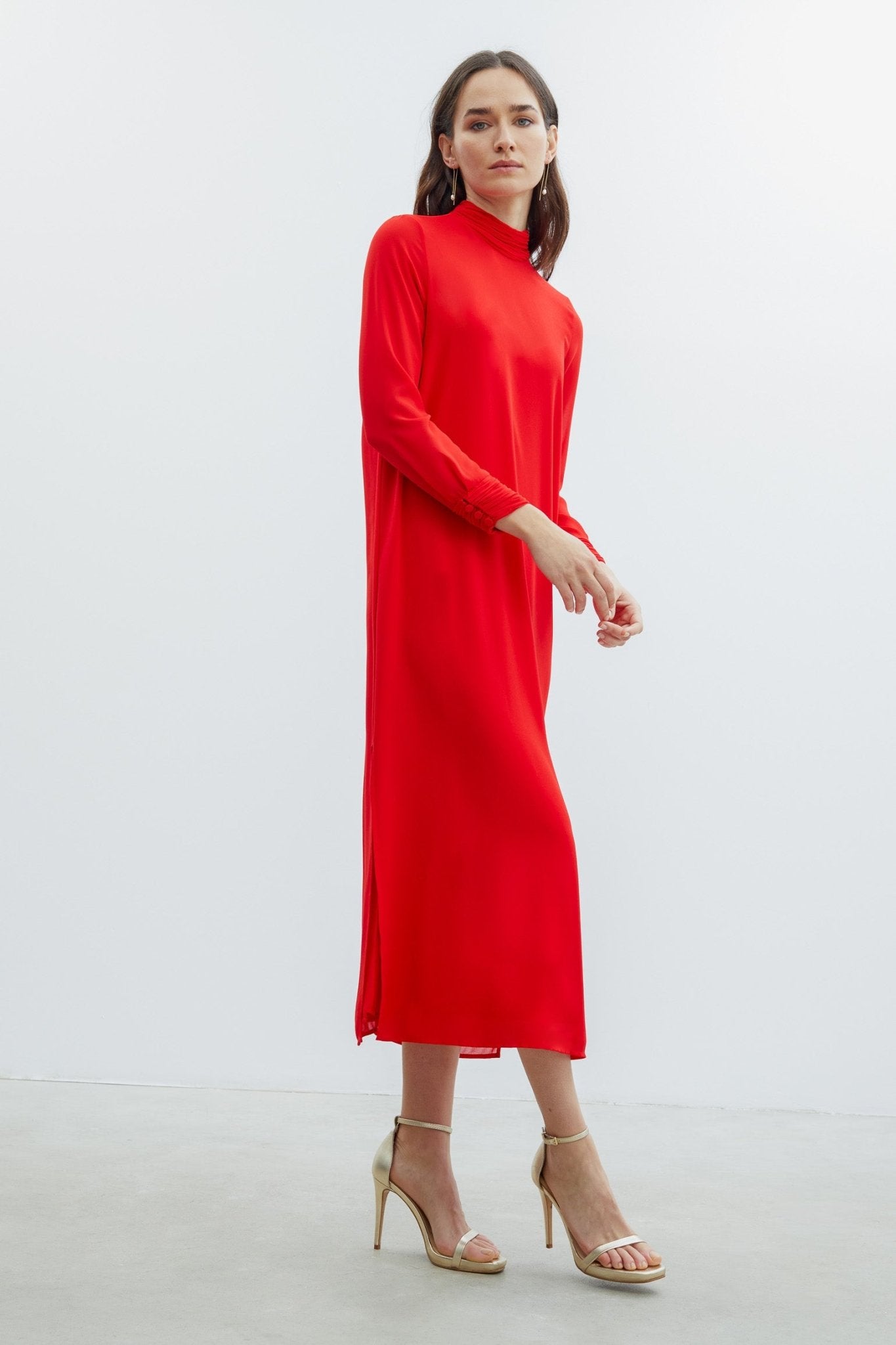 Vestido MOONLIGHT Red Poppy - BIMANI