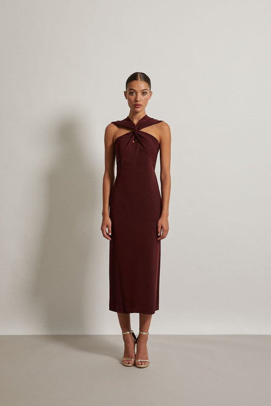 Vestido SUZANNE Burgundy - BIMANI