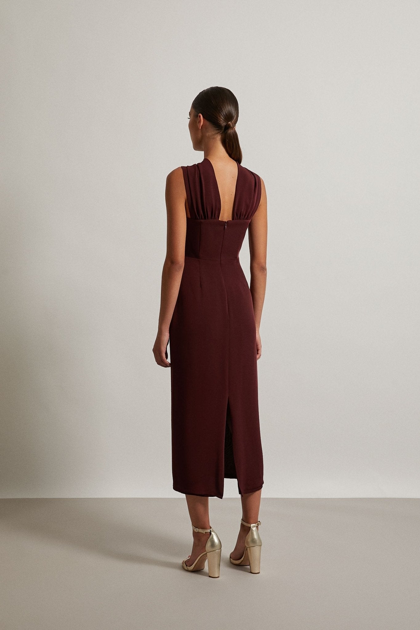 Vestido SUZANNE Burgundy - BIMANI